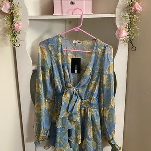 Floral romper from fashion nova